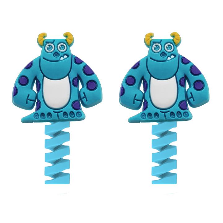 محافظ کابل شارژ طرح Monster کد F01 بسته دو عددی